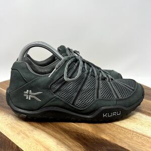 KURU Chicane Men's 7 Medium (Women's 8.5) Grey Leather Hiking Outdoor Shoes